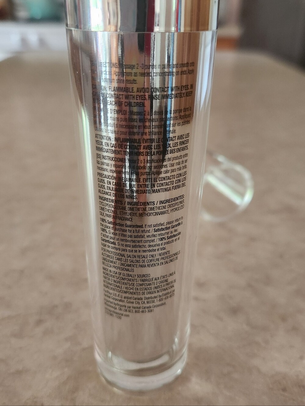 Kenra Platinum Silkening Gloss - Silver Pump Bottle - Picture 2 of 4